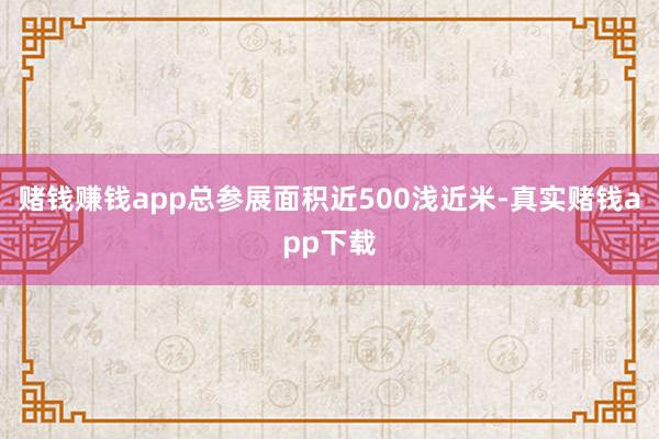 赌钱赚钱app总参展面积近500浅近米-真实赌钱app下载